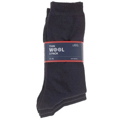 50% Merino Wool Socks Lightweight Men Women Thin Wool Everyday Business Socks Outdoor Work Hiking Ski Socks Breathable Anti-Odor