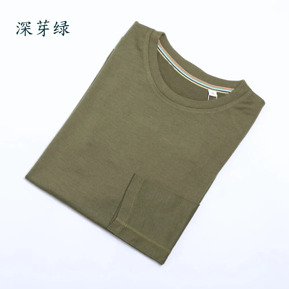 Women's 100% Merino Wool Base Layer Tops Merino Wool Thermal Underwear Long Sleeve Shirt Hiking Wicking Anti-Odor 170G/190G