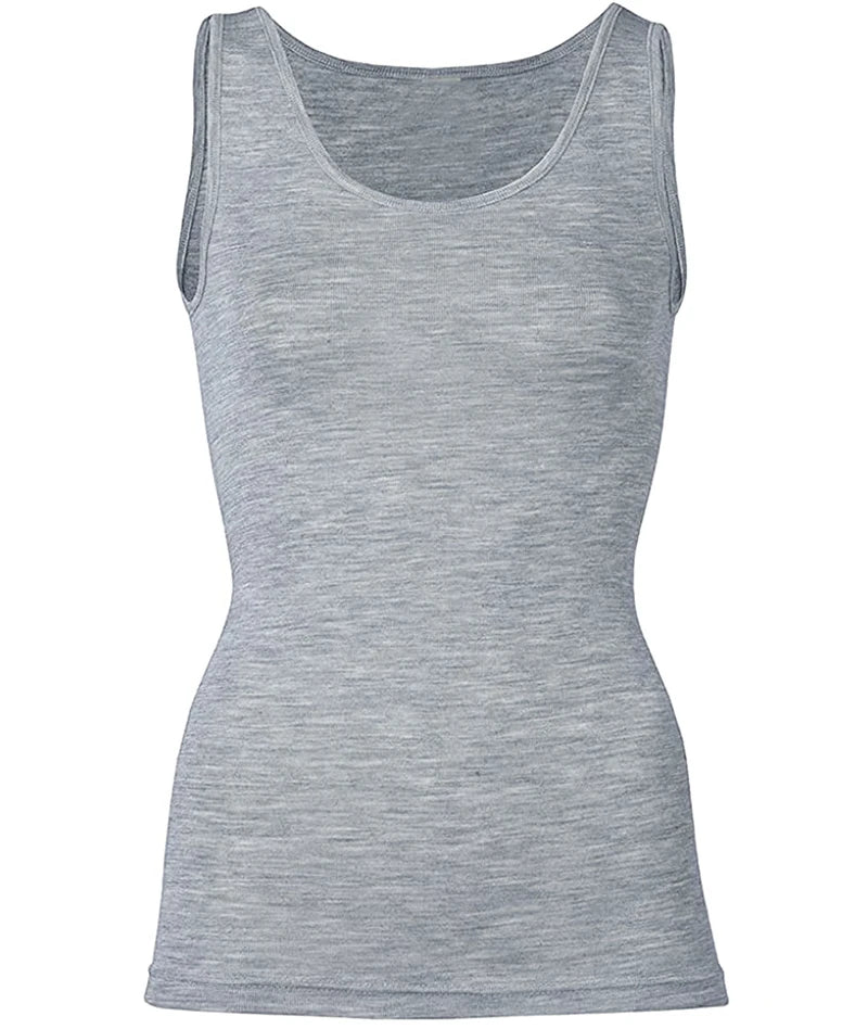 Women's 100% Merino Wool Tank Top Base Layer 160G Merino Wool Lightweight Sleeveless Undershirt Running Hiking Vest Asian Size