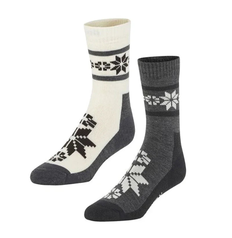 Winter Merino Wool Ski Socks Womens Mens 55% Merino Wool Thermal Socks Merino Wool Crew Hiking Socks Warm Anti Odor Gift