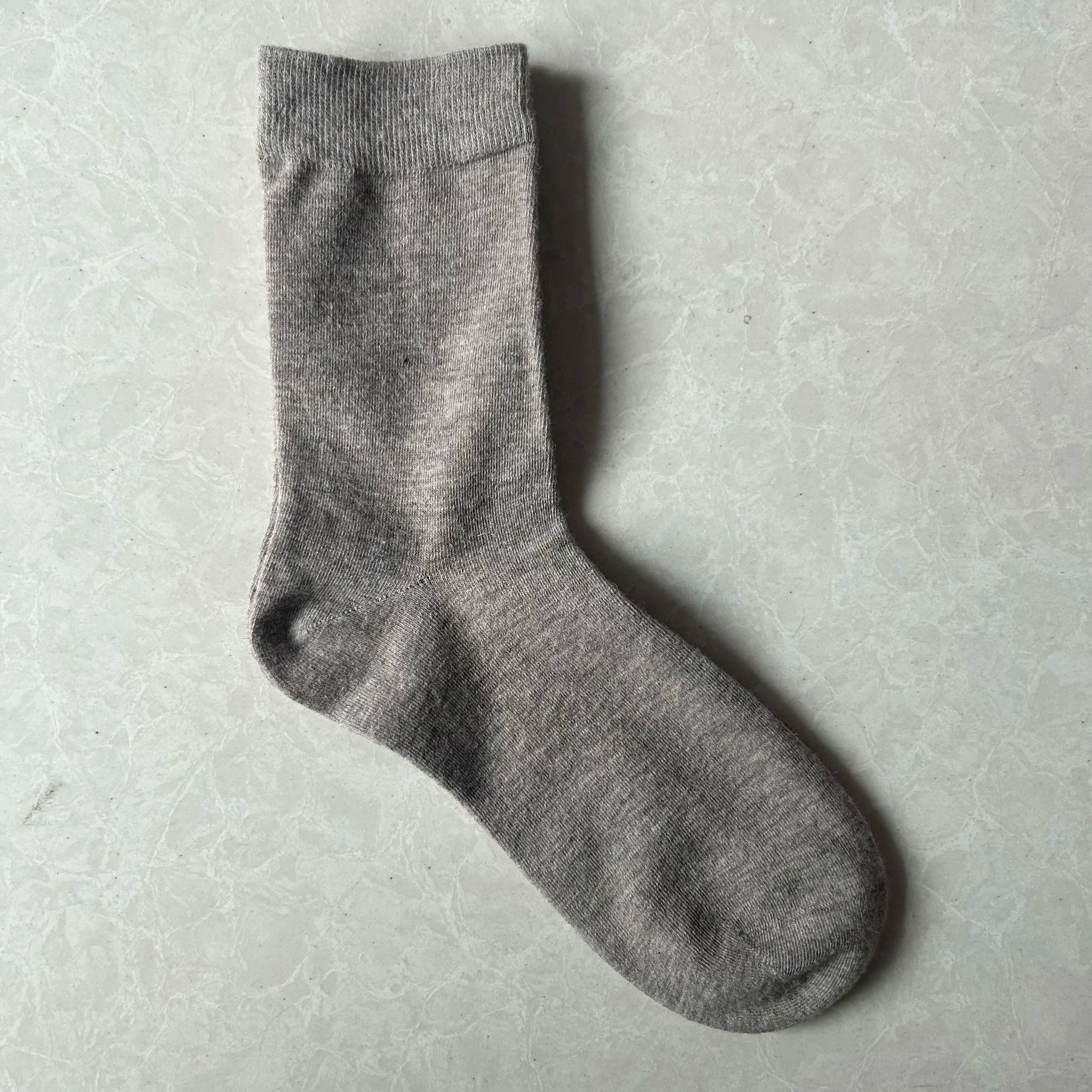 Men's Women's Thin Merino Wool Socks Cozy Casual Lightweight  Warm Breathable Mid-calf Dress Socks 3/5/6 Pairs Pack