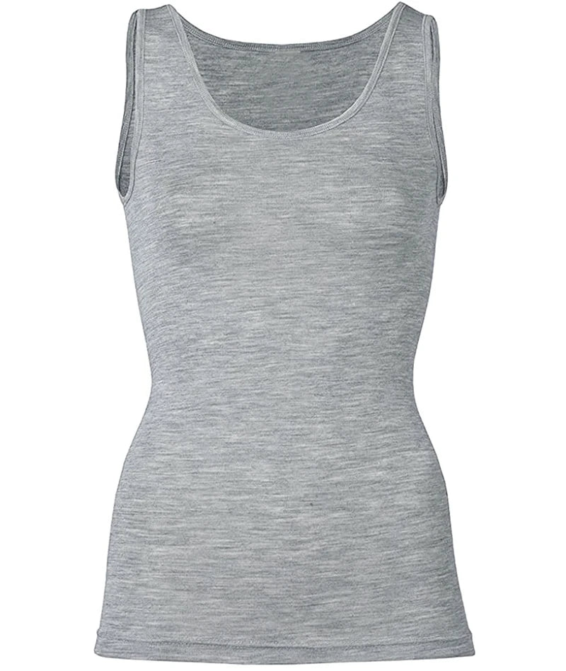 Women's 100% Merino Wool Tank Top Base Layer 160G Merino Wool Lightweight Sleeveless Undershirt Running Hiking Vest Asian Size