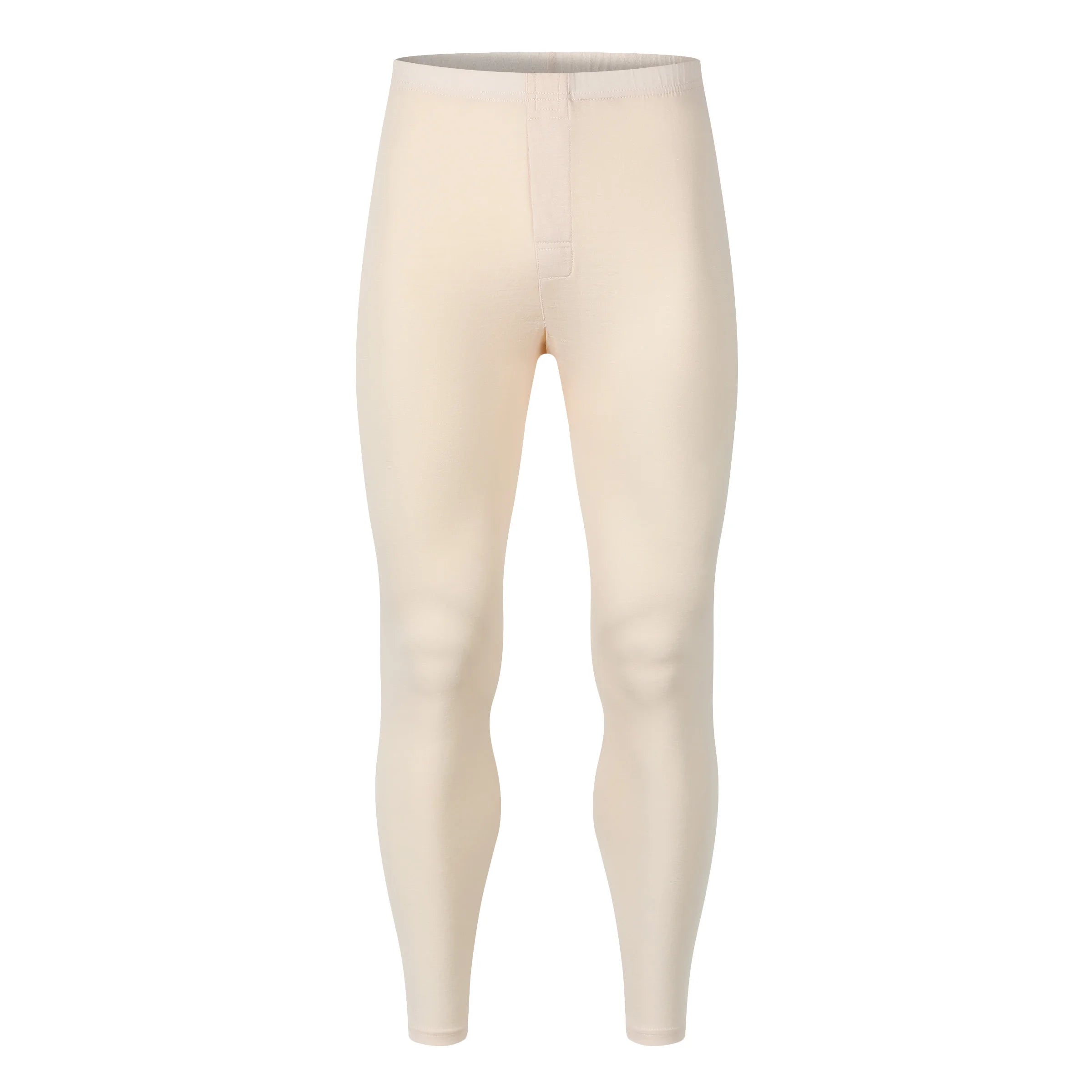 Men's 100% Merino Wool Base Layer Bottom Pants Merino Wool Thermal Underwear Long Johns Lightweight Leggings Merino Wool Pants