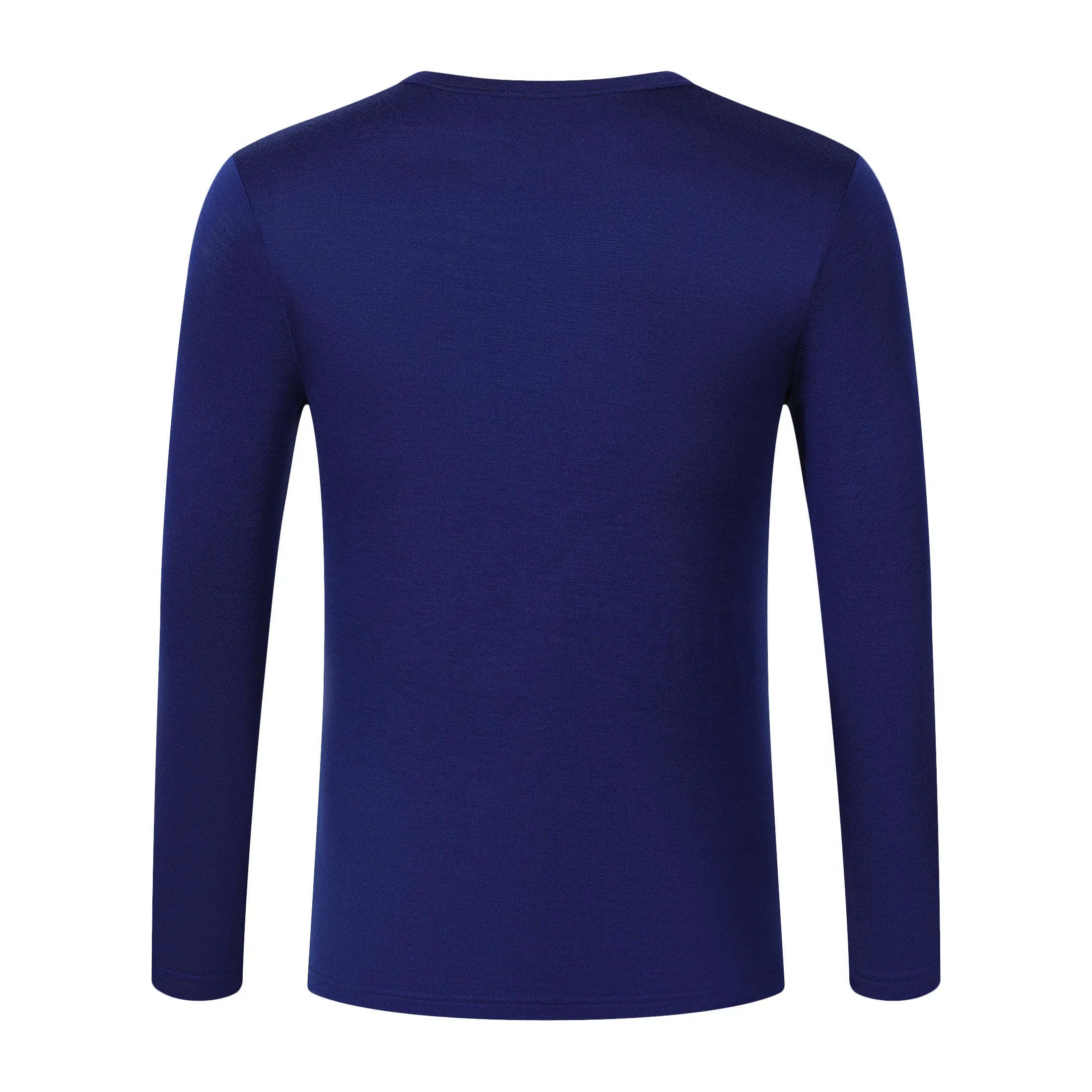 100% Merino Wool Base Layer Top Mens Merino Wool Shirts Thermal Underwear Long Sleeve T-Shirt for Hiking Hunting Breathable 150G