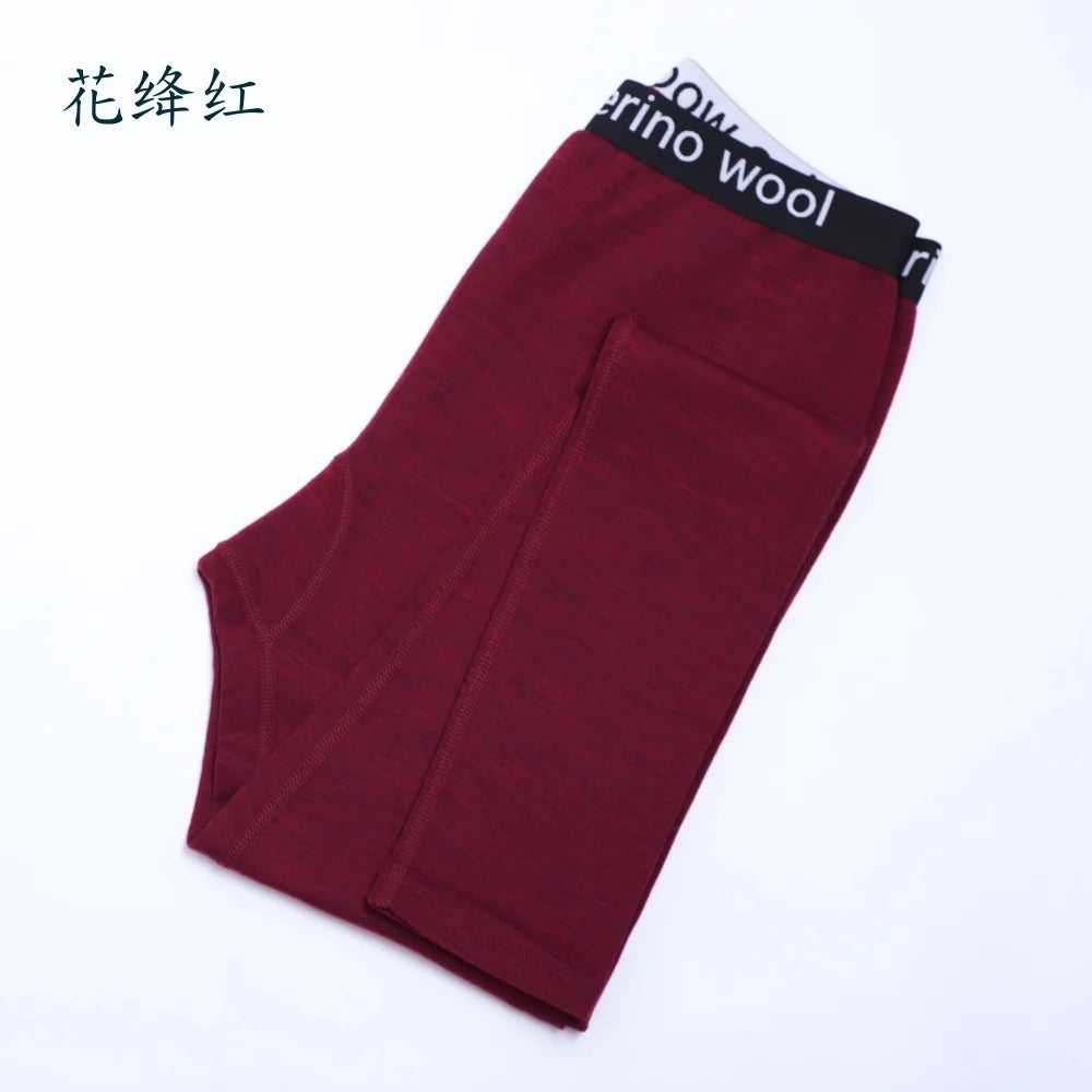 100% Merino Wool Womens Base Layer Thermal Pants Merino Wool Leggings Women Long Johns Breathable Thermal Underwear Bottoms