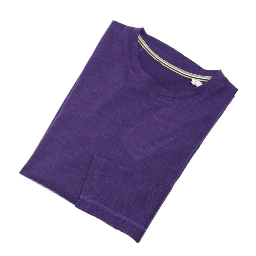 Women's 100% Merino Wool Base Layer Tops Merino Wool Thermal Underwear Long Sleeve Shirt Hiking Wicking Anti-Odor 170G/190G