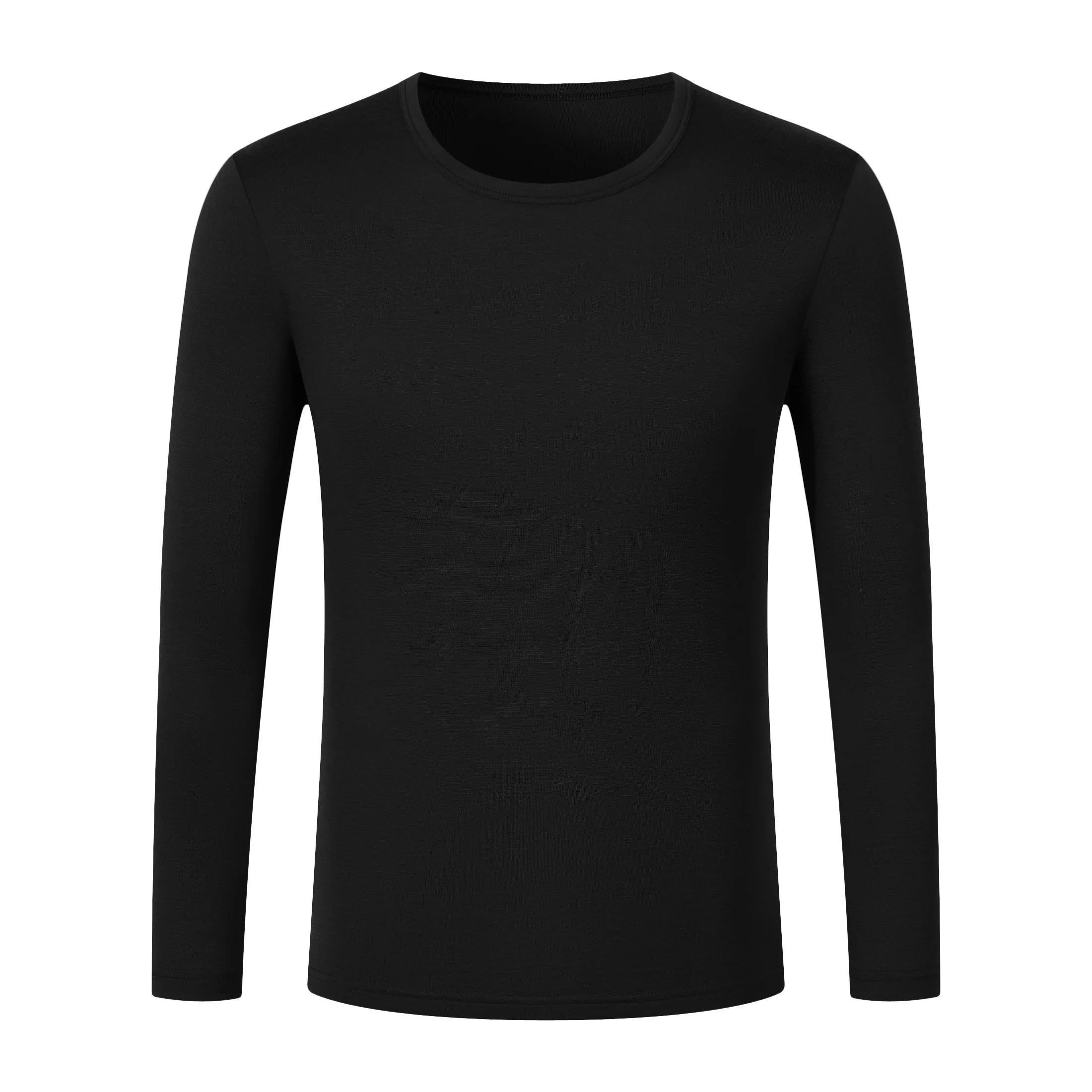100% Merino Wool Base Layer Top Mens Merino Wool Shirts Thermal Underwear Long Sleeve T-Shirt for Hiking Hunting Breathable 150G