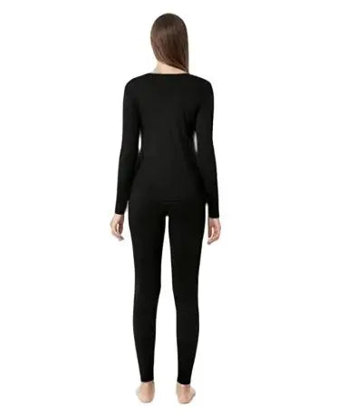 100% Merino Wool Base Layer Sets Womens 180G Lightweight Merino Wool Thermal Underwear Set Long John Shirt Bottom Pants for Ski