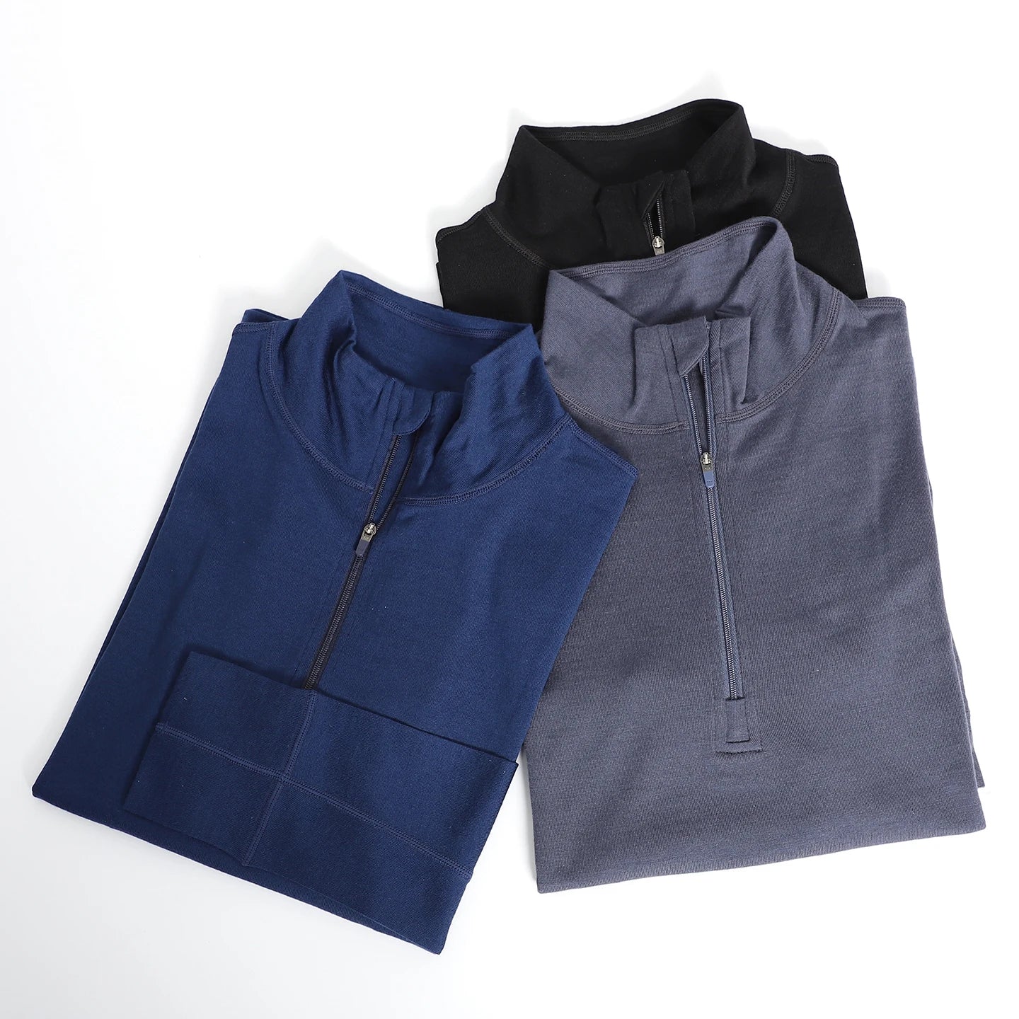 Women 100% Merino Wool Base Layer Top Long Sleeve Shirts 230G Midweight Merino Wool Half-Zip Crew Neck Sweatshirt for Ski Hiking