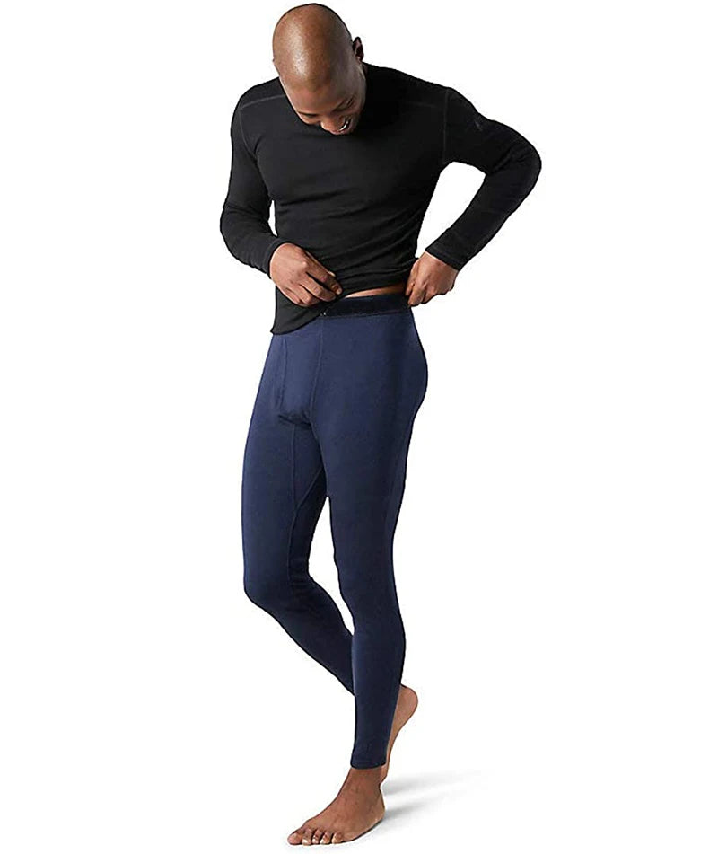 100% Merino Wool Base Layer Mens Bottom Pants Winter Merino Wool Lightweight Midweight Thermal Underwear Long Johns 180G/250G