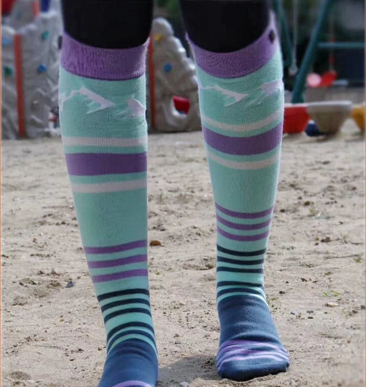 40% Merino Wool Ski Socks Womens Mens Merino Wool Snowboarding Thermal Knee High Winter Warm Sports Performance Socks