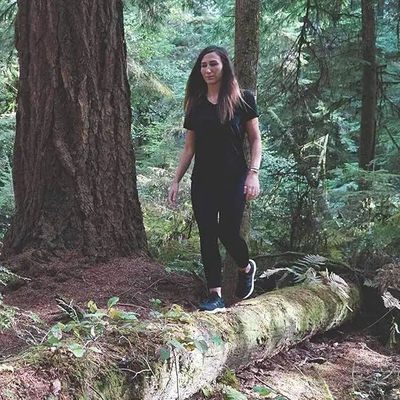 Women's 100% Merino Wool V Neck T Shirt 16.5 Micro Merino Wool Base Layer Short Sleeve Shirts Soft Anti-Odor Breathable