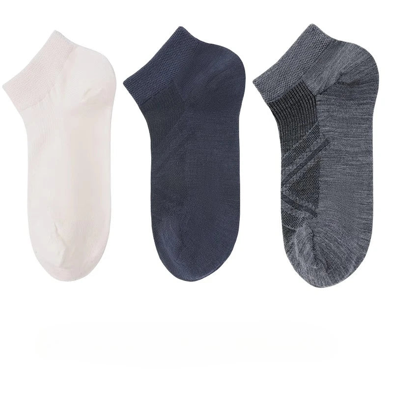Men Women Merino Wool Ankle Socks Thin Ultra-Light Running Tennis Golf Socks 66% Merino Wool Moisture Wicking Breathable 3 Pairs