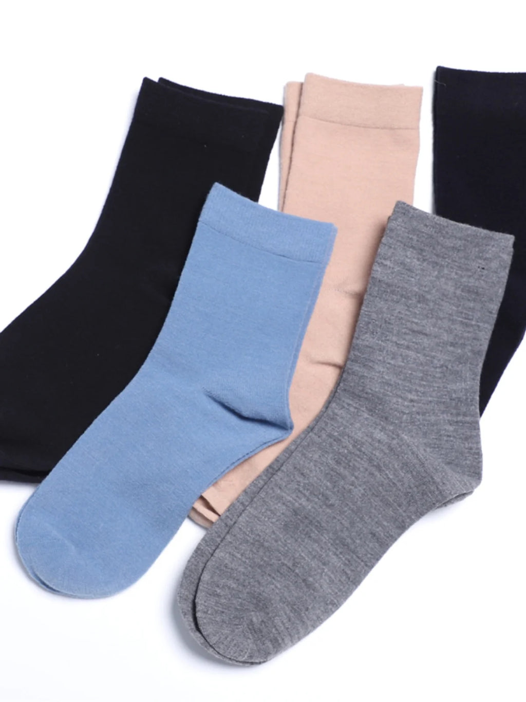3 Pairs Merino Wool Socks Men Women Lightweight Thin Hiking Socks Everyday Business Socks Wicking Breathable Anti-Odor Running