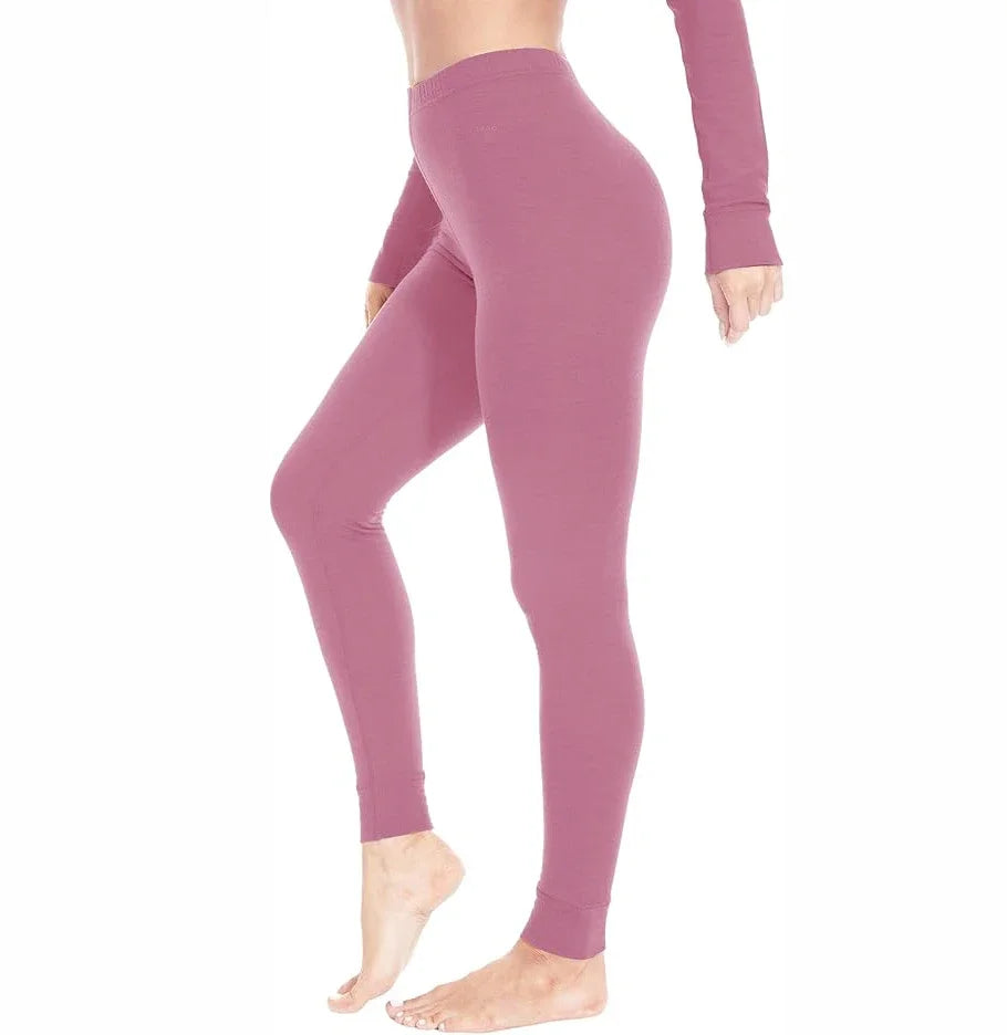 100% Merino Wool Base Layer Pants Womens Lightweight Base Layer Bottoms Merino Wool Thermal Underwear Leggings Soft Breathable