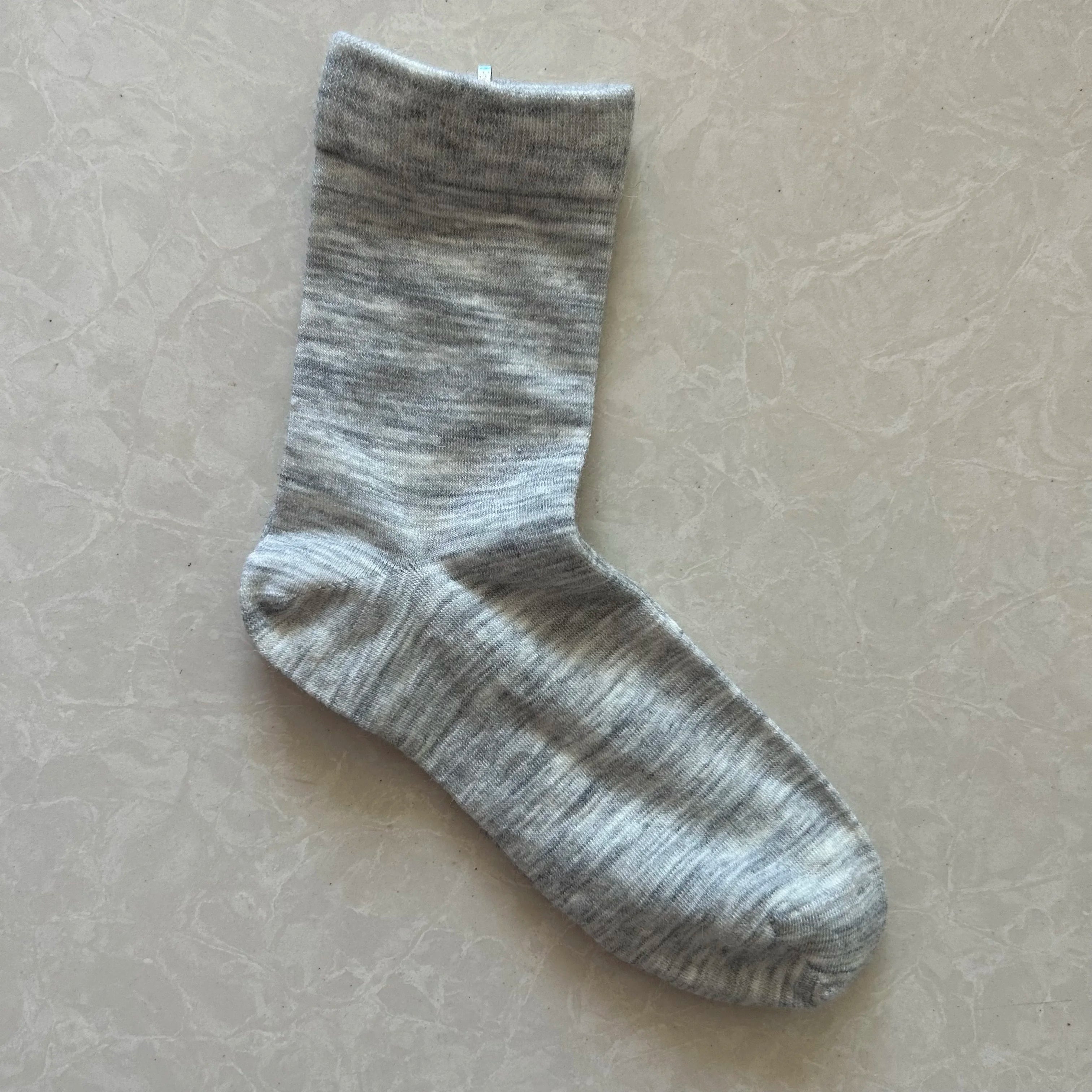 Men's Women's Thin Merino Wool Socks Cozy Casual Lightweight  Warm Breathable Mid-calf Dress Socks 3/5/6 Pairs Pack