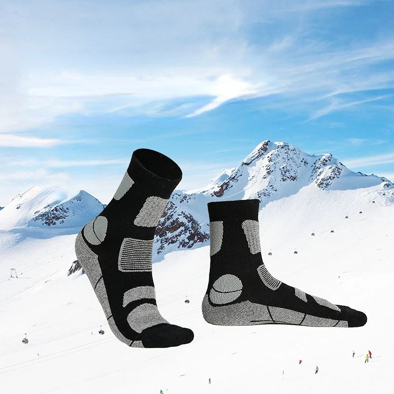 Winter Merino Wool Socks Hiking Warm Thicker Sport Socks Ski Snowboard Thermosock Outdoor Thermal Wool Socks Soft Breathable