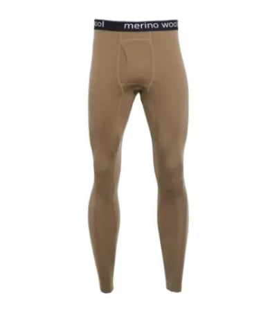 100% Merino Wool Base Layer Mens Bottom Pants Winter Merino Wool Lightweight Midweight Thermal Underwear Long Johns 180G/250G