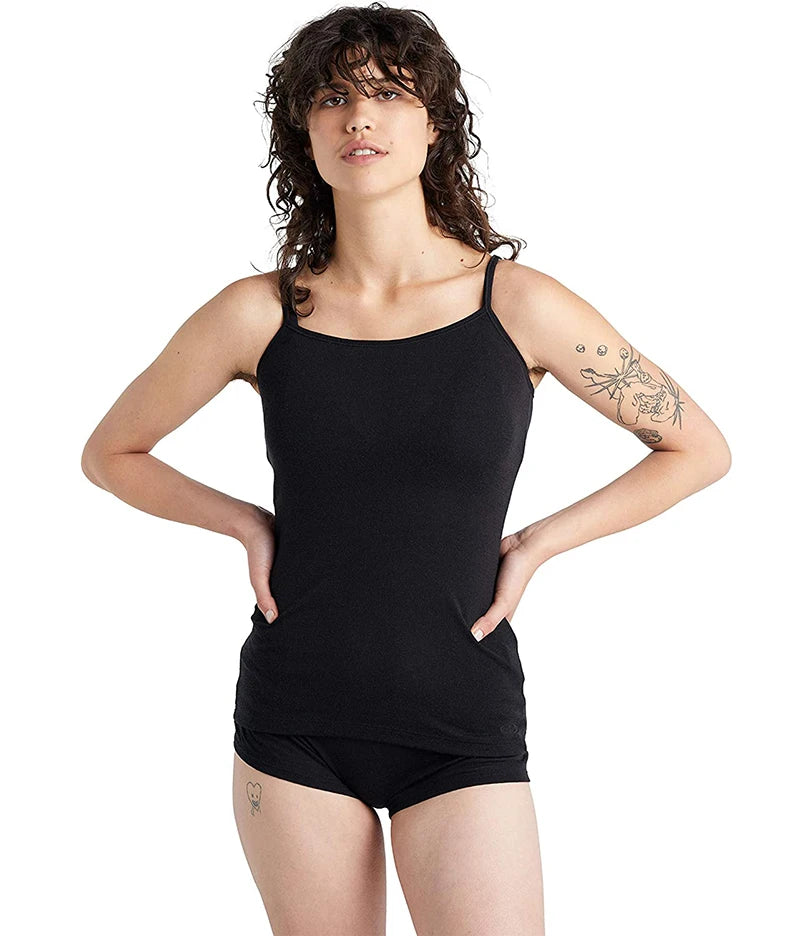 100% Merino Wool Cami Tank for Women Merino Wool Camisole Lightweight Base Layer Thermal Tank Top Wicking Breathable Anti-Odor