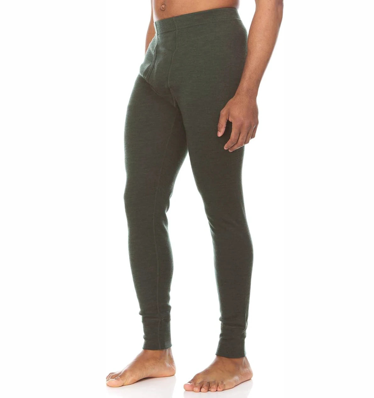 Men’s 100% Merino Wool Bottoms Midweight Base Layer Pants Merino Wool Thermal Underwear Long Johns Mens Merino Wool First Layer