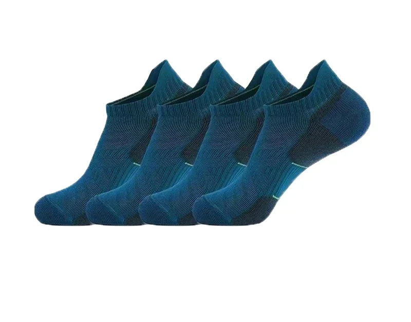 Merino Wool Ankle Socks Hiking Running Compression Support Men Women 50% Merino Wool Socks Thick Low Cut Sports Socks Anti-Odor