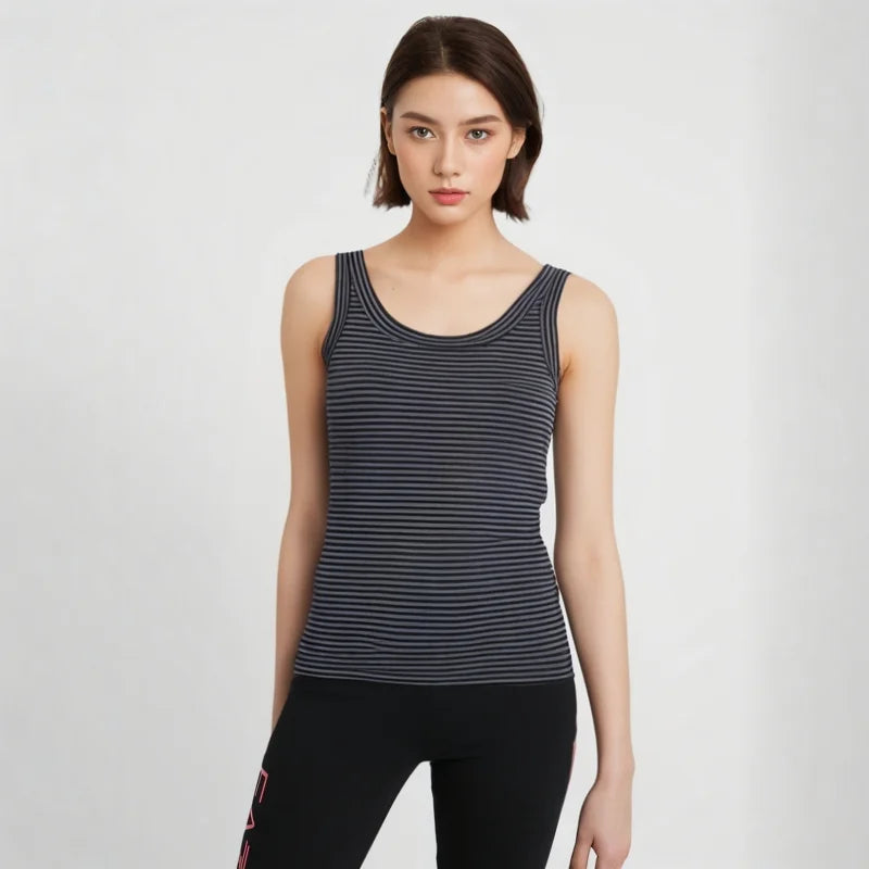100% Merino Wool Tank Top Women Merino Base Layer Sleeveless Tops Running Hiking Tank Tops Light Wicking Breathable Anti-Odor