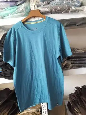 Smartwo*l Men's Merino Wool T Shirt Men Merino Wool Base Layer Tee Sport Outdoor 150G Tee USA Size S-XL