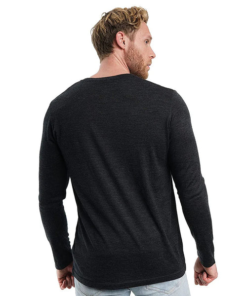100% Merino Wool Base Layer Men Merino Wool Long Sleeve 240G Midweight Thermal Underwear Wicking Breathable Top + Hiking Socks