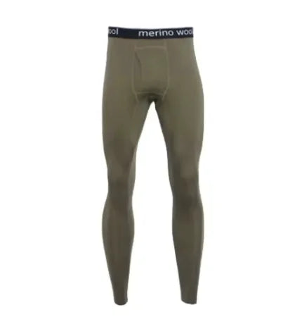 100% Merino Wool Base Layer Mens Bottom Pants Winter Merino Wool Lightweight Midweight Thermal Underwear Long Johns 180G/250G