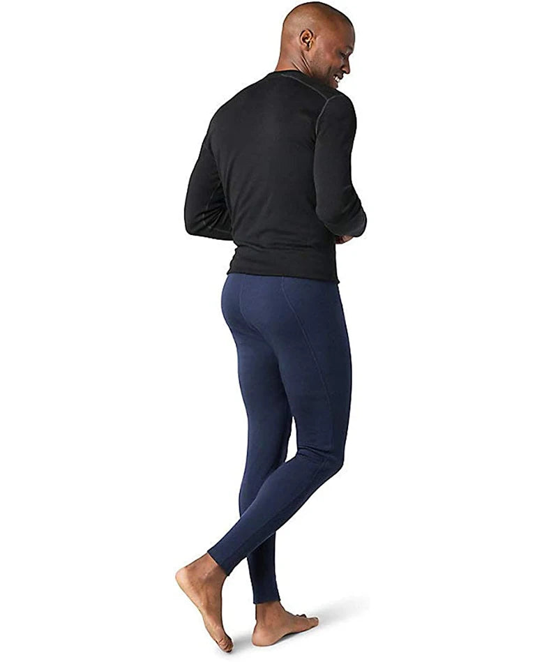 100% Merino Wool Base Layer Mens Bottom Pants Winter Merino Wool Lightweight Midweight Thermal Underwear Long Johns 180G/250G