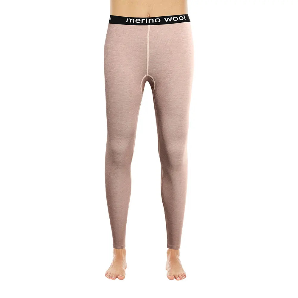 100% Merino Wool Womens Base Layer Thermal Pants Merino Wool Leggings Women Long Johns Breathable Thermal Underwear Bottoms