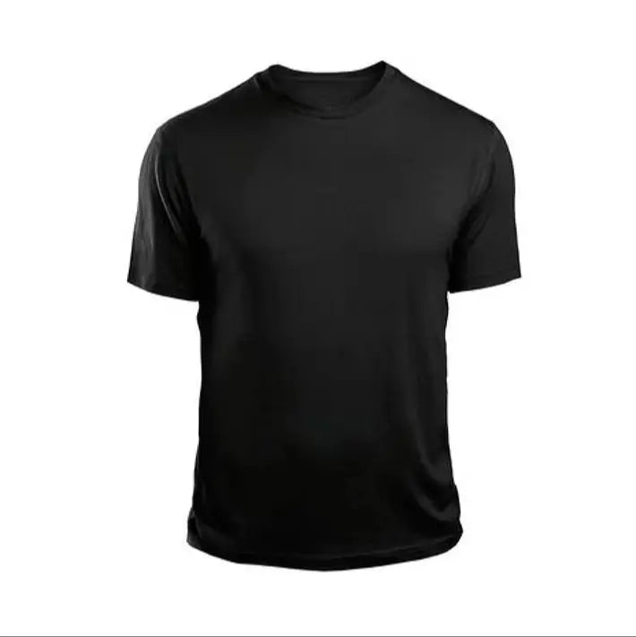 100% Merino Wool T Shirt for Men 16.5 Microns Merino Wool Base Layer Tee T-Shirt 170GSM Breathable Quick Dry Anti-Odor