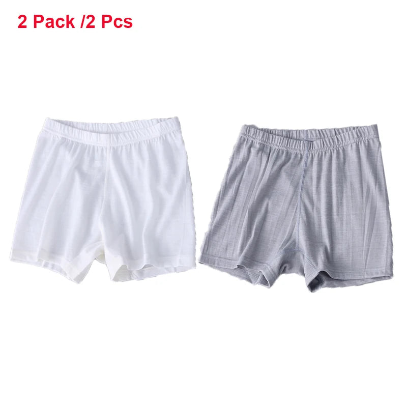 2 Pack 100% Merino Wool Boxer Briefs for Women Underwear for Hiking Everyday Moisture Wicking Athletic Anti-Chafe Underwear 160G