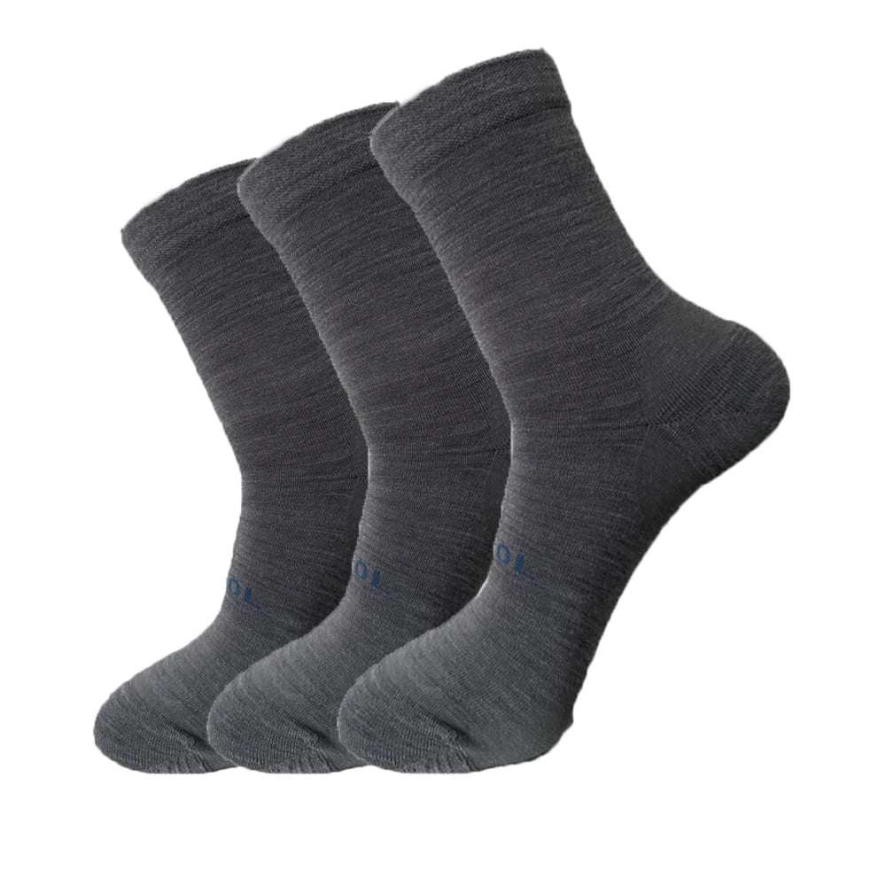 75% Merino Wool Socks for Men Women Merino Wool Blend Thin Running Socks Anti-blister Cushion Hiking Socks Cycling Tennis Socks