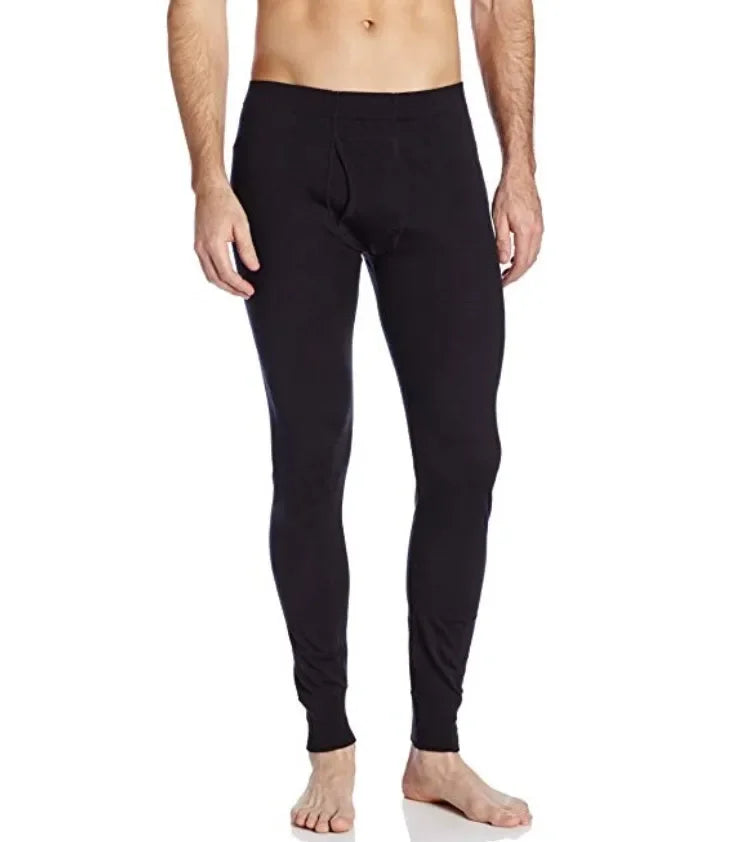 Men’s 100% Merino Wool Bottoms Midweight Base Layer Pants Merino Wool Thermal Underwear Long Johns Mens Merino Wool First Layer