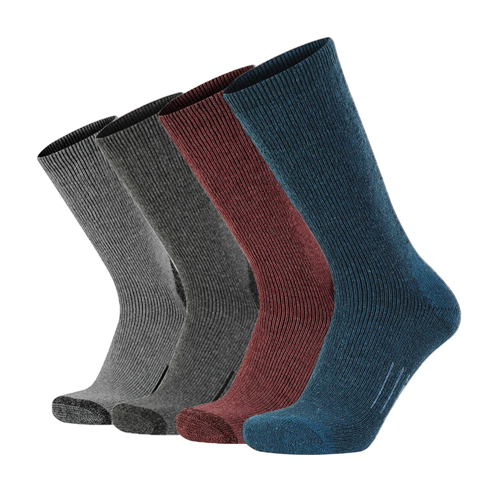 70% Merino Wool Socks Hiking Men Merino Wool Socks Boot Winter Crew Thermal Warmest Sports Socks for Skiing Running Cycling