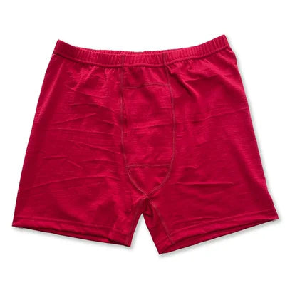 Men Merino Wool Long Drop Boxer Brief 100% Merino Wool Men Underwear Base Layer 240G Men Sports Underpants Fitness Breathable