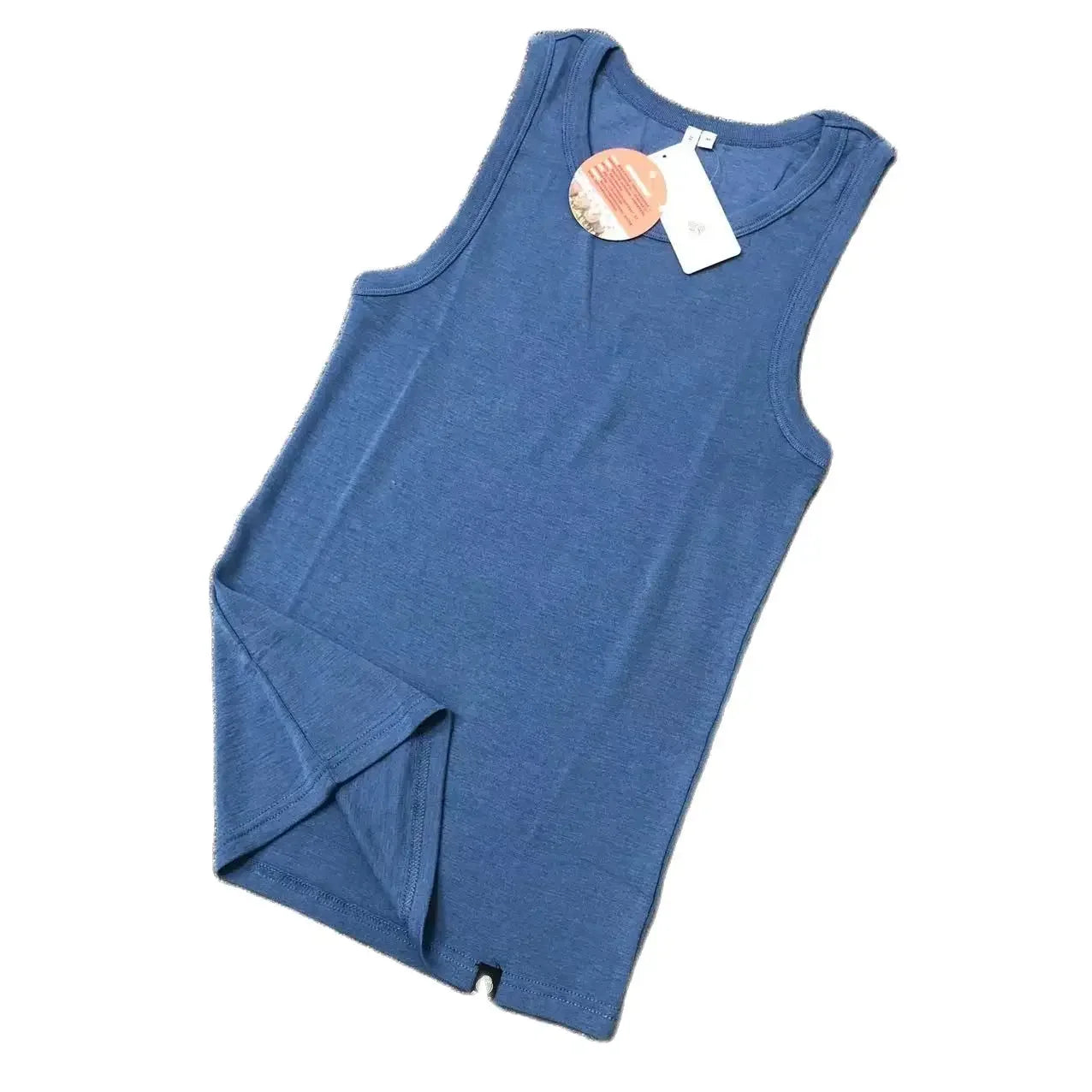 100% Merino Wool Tank Tops Mens Merino Wool Tank Top Man Base Layer Thermal Tank Top Shirt Fitness Gym Wear Men