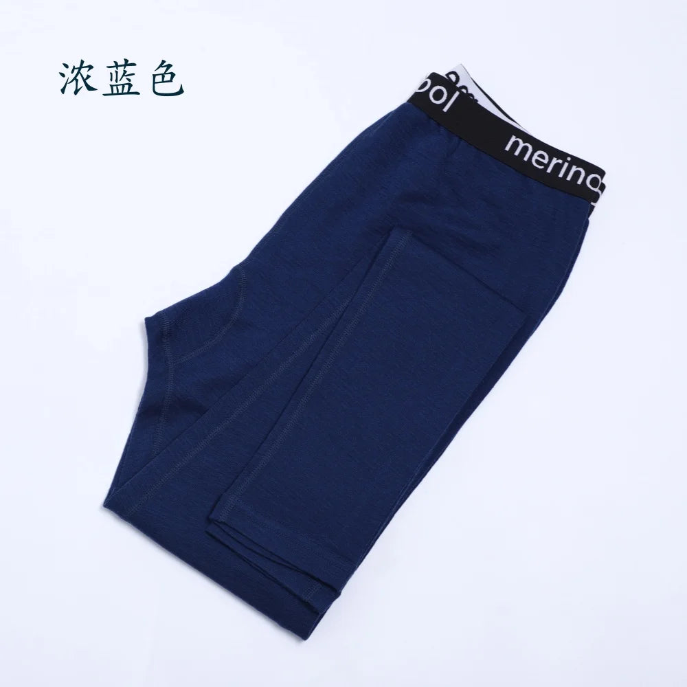 100% Merino Wool Womens Base Layer Thermal Pants Merino Wool Leggings Women Long Johns Breathable Thermal Underwear Bottoms