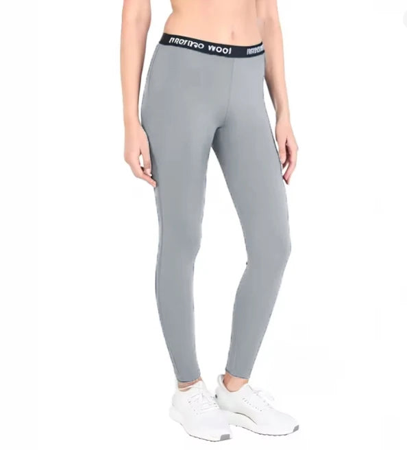 Women's Merino Wool Base Layer Pants 100% Merino Wool Leggings 250G Midweight Thermal Underwear Bottom for Women Breathable