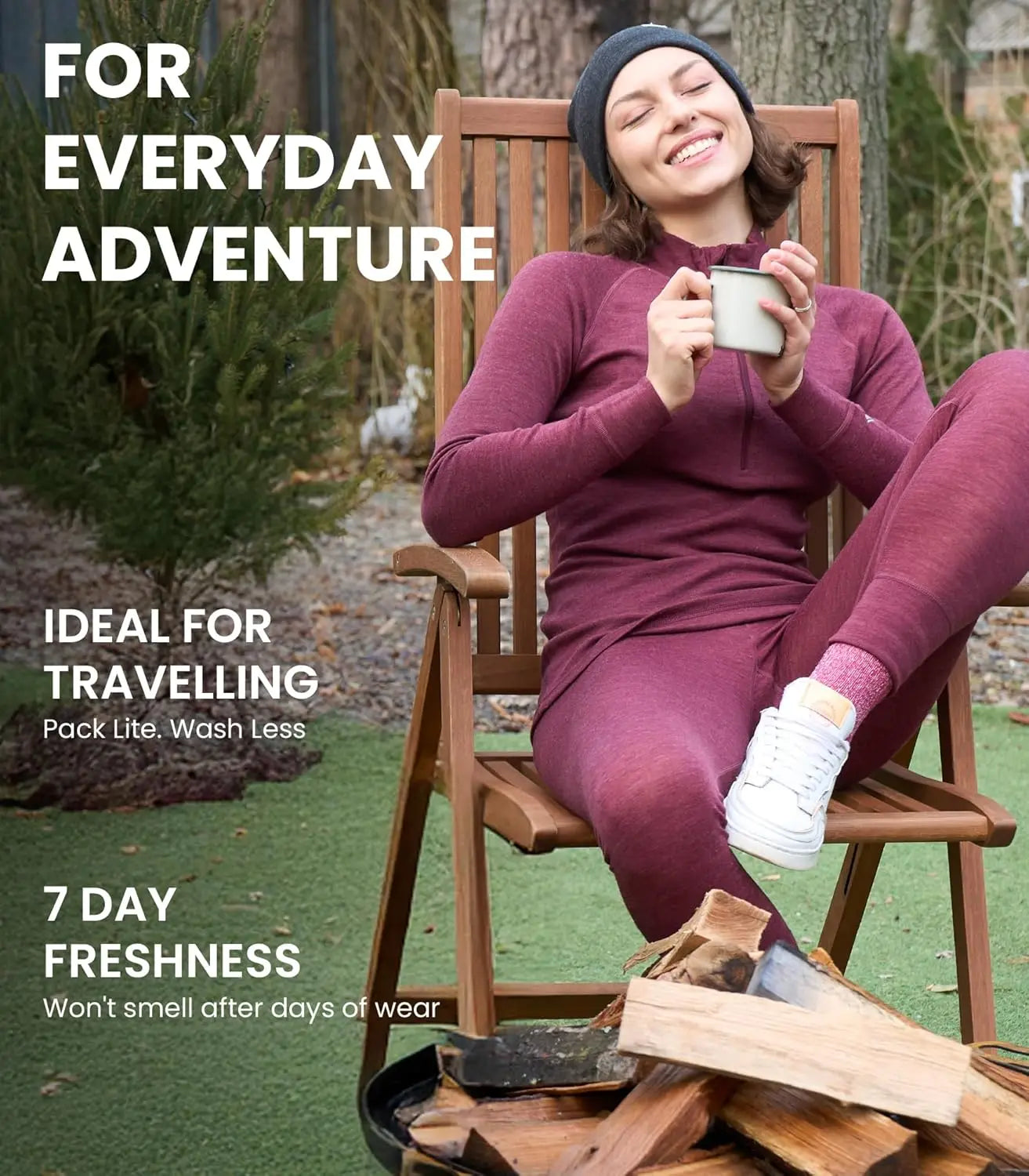 Women's Merino Wool Base Layer Half Zip Sweater Women Merino Wool Long Sleeve Thermal Shirt Midweight 200G Outdoor Sports