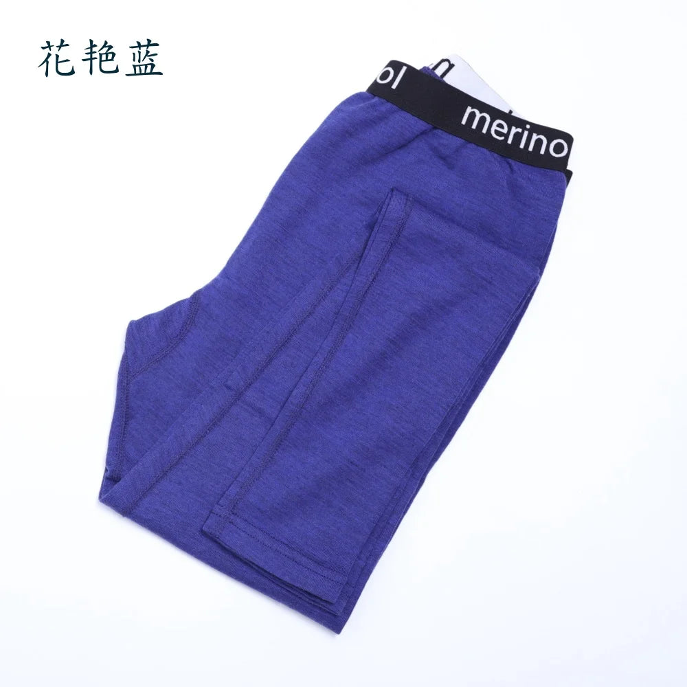 100% Merino Wool Womens Base Layer Thermal Pants Merino Wool Leggings Women Long Johns Breathable Thermal Underwear Bottoms