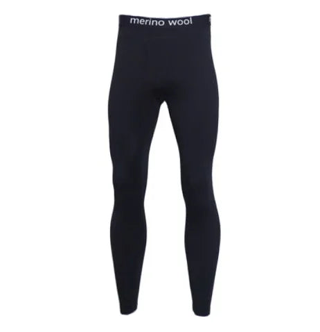 100% Merino Wool Base Layer Mens Bottom Pants Winter Merino Wool Lightweight Midweight Thermal Underwear Long Johns 180G/250G