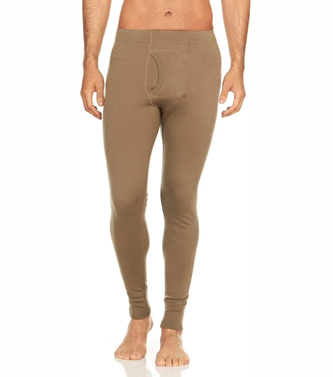 Men's 100% Merino Wool Long Johns Pants Thermal Underwear 200G Merino Wool Base Layer Bottom Warm Breathable Moisture Wicking