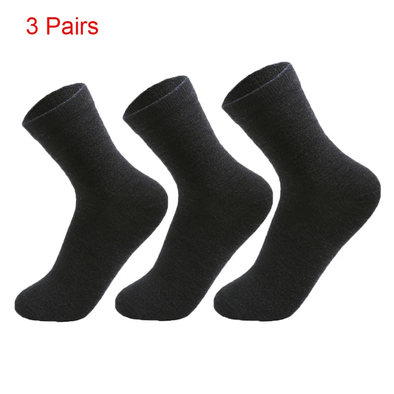 3 Pairs Merino Wool Socks Men Women Lightweight Thin Hiking Socks Everyday Business Socks Wicking Breathable Anti-Odor Running