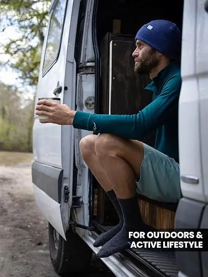 100% Merino Wool Base Layer Mens Merino Wool Half Zip Sweater Men Merino Thermal Underwear Long Sleeve Shirt Breathable Wicking