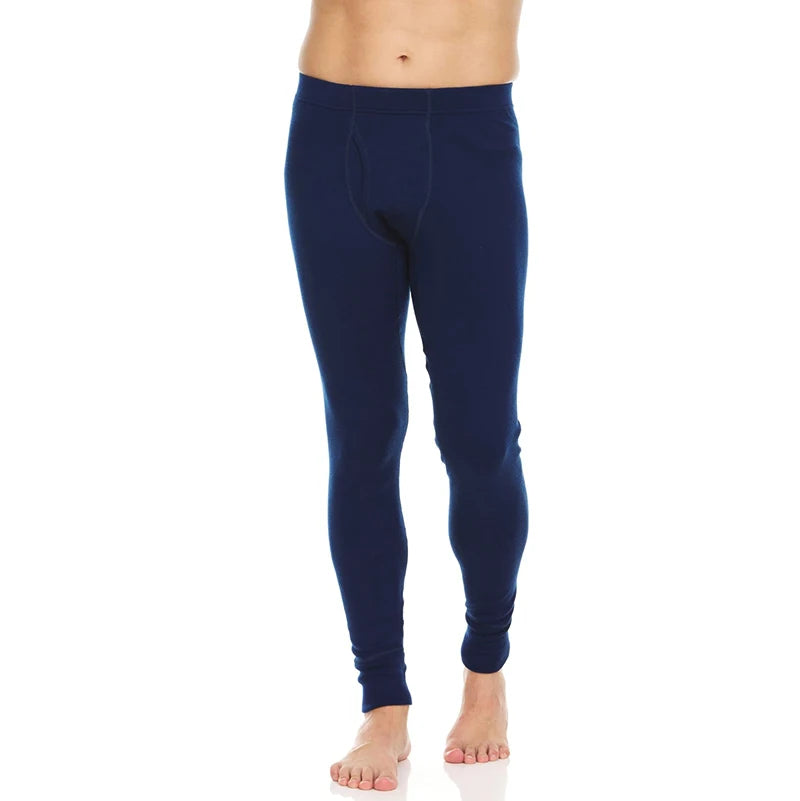 Men’s 100% Merino Wool Bottoms Midweight Base Layer Pants Merino Wool Thermal Underwear Long Johns Mens Merino Wool First Layer