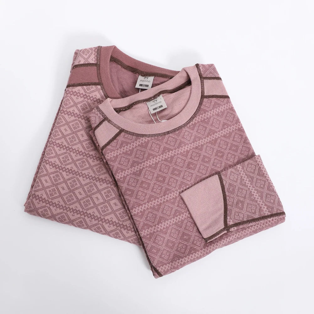 50% Merino Wool Base Layer Womens 240G Midweight Fitted Long Sleeve Knit Merino Wool Thermal Shirts for Ski Hiking Outdoor