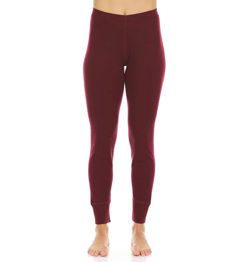 Womens Merino Wool Base Layer Bottoms 100% Merino Wool Women Baselayer Thermal Pants Everday Legings Warm Soft Breathable