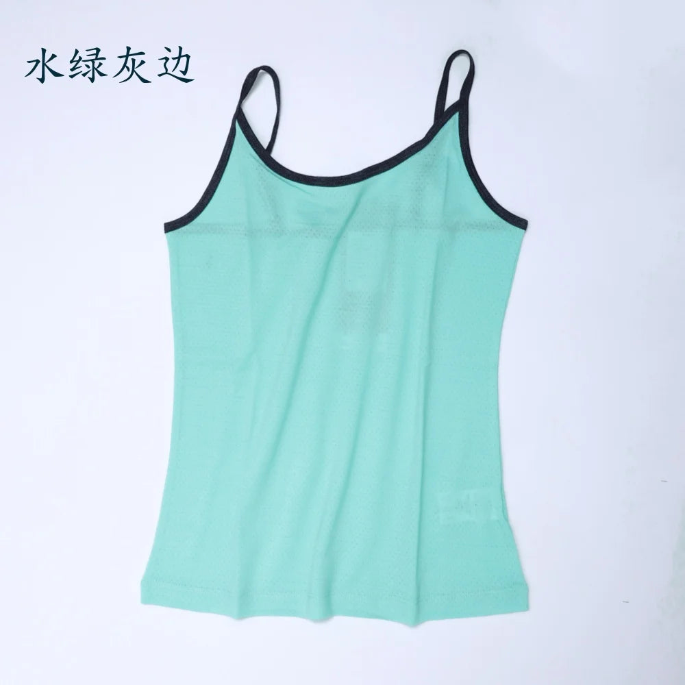 Women Merino Wool Camisole Tank 87% Merino Tank Top 150G Lightweight Sports Yoga Top Sleeveless Wicking Breathable Anti-Odor